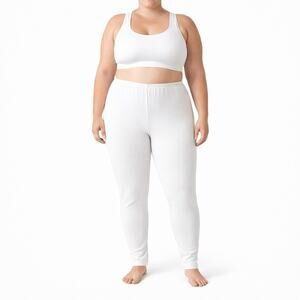 Patagonia Capilene White Base Layer Pants Lightweight Womens Size XL Polyester